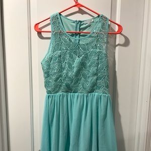 Sea Foam Francesca’s Dress